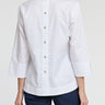 Hinson Wu Aileen Stretch Polished Cotton Blouse