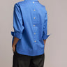 Hinson Wu Aileen Stretch Polished Cotton Blouse