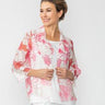 IC Collection Short Floral Burnout Jacket
