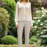 Premiere Stretch Peace of Cloth Jasmine Front Zip Pant