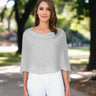 Alashan Lurex Silver topper