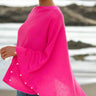 Alashan Cashmere Topper with Pearl Trim