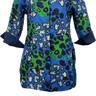 Perlavera Nancy Missy Fit Printed 3/4 Sleeve Blouse