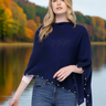Alashan Cashmere Topper with Pearl Trim