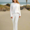 Paramount Knit Peace of Cloth Perry Front Slit Pull on Pant