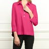 Hinson Wu Aileen Stretch Polished Cotton Blouse