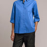 Hinson Wu Xena Zip Back 3/4 Sleeve Blouse