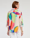 Hinson Wu Halsey Abstract Leaf Blouse