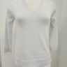 Pure Amici V Neck Lurex Spring Weight Sweater