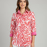 Perlavera Nova Fitted Print Blouse
