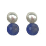 Girl with a Pearl Semi Precious Bead & Pearl Earring