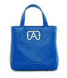 Arcadia Basic Medium Handbag in Pebble Leather -Cobalt