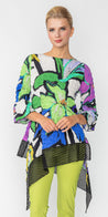 IC Collection Abstract Lillies Tunic