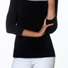 ELI 3/4 Sleeve Square Neck Top