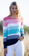Marble Multi Stripe Sweater