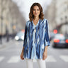 Melarosa Satin Front 3/4 Sleeve Tunic