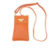 GF Leather Cell Phone Crossbody with Bee Closure