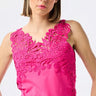 Leo and Ugo Battenberg Lace Knit Tank