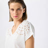 Leo and Ugo SS Floral Burnout Top