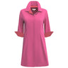 Perlavera Barbara Solid Fitted Dress Contrast Cuffs