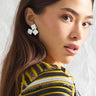 Iskin Sisters Bauhaus 3 Squares Earring