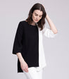 Emmelle Design Double Layer Tunic in Lustrous Crepe