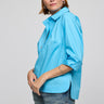 Hinson Wu Aileen Stretch Polished Cotton Blouse