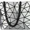 Patrizia Luca Geo Clutch Slant Squares Wristlet/Crossbody