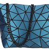 Patrizia Luca Geo Clutch Slant Squares Wristlet/Crossbody