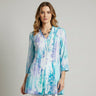 Melarosa Satin Front 3/4 Sleeve Tunic