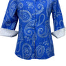 Perlavera Nova Fitted Print Blouse