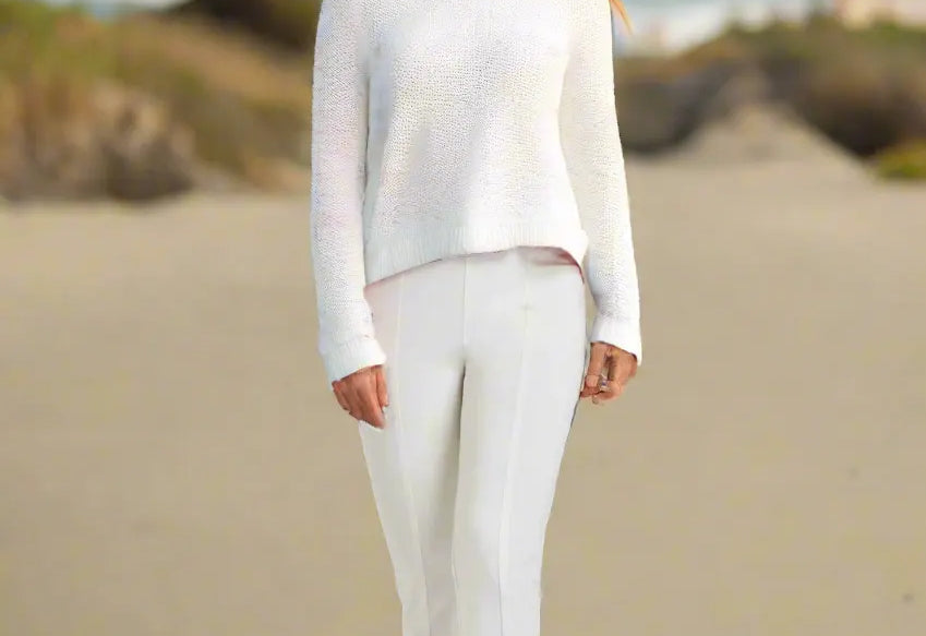 Paramount Knit Peace of Cloth Perry Front Slit Pull on Pant