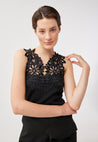 Leo and Ugo Batten-berg Lace Sleevless Top