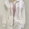 Pure Amici Cotton Zip Front Hoodie