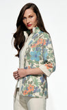 Emmelle Design Illustrated Floral Jaquard Jacket